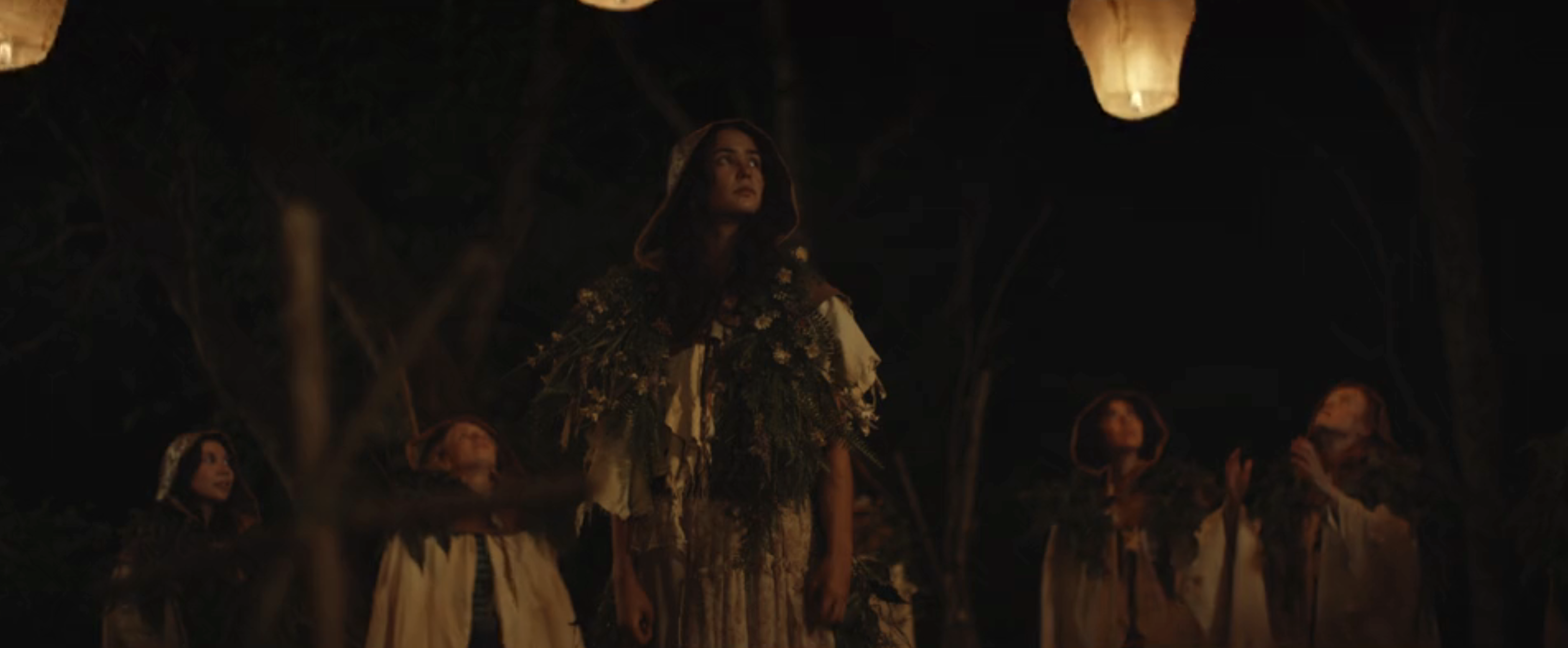 Lottie leading the summer solstice ritual